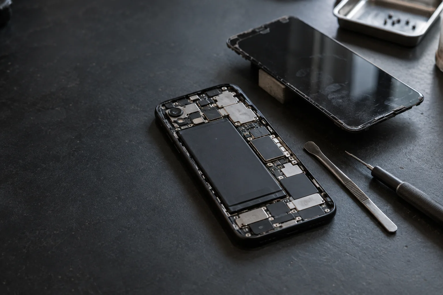 Phones repair illustration