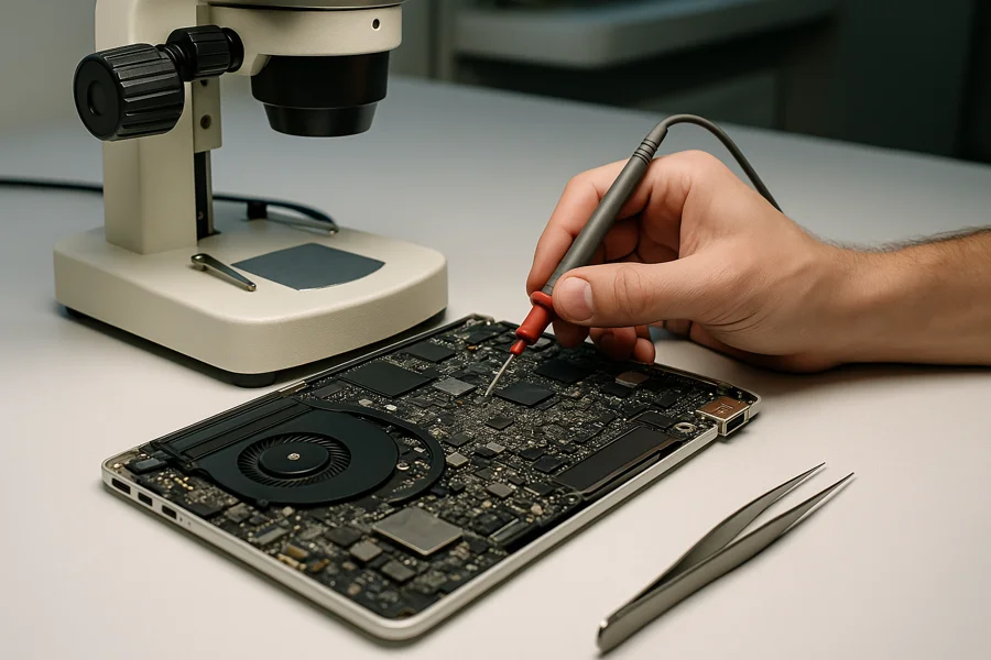 Computers & laptops repair illustration